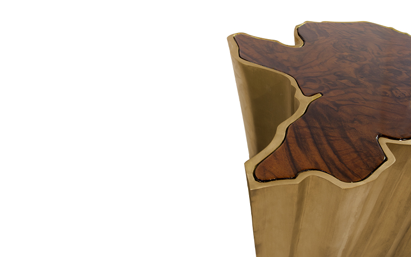 SEQUOIA Big Side Table Modern Design by BRABBU is a living room furniture piece ideal for a modern home decor.